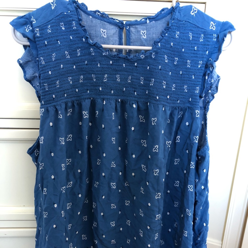 Blue and White Babydoll